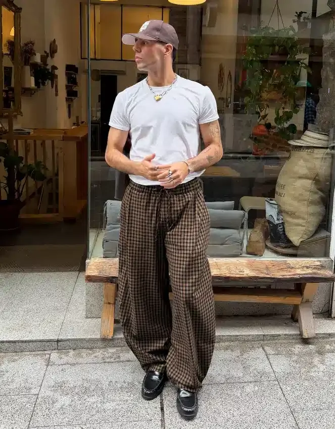 Checked Jogger Trousers Checked Jogger Trousers