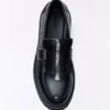 Chunky Sole Loafer with Buckle – Smart Shoes Chunky Sole Loafer with Buckle – Smart Shoes