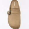 Clog with Buckle Detail – Flat Shoes – Women