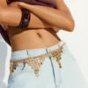 Coin Mesh Chain Belt