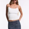 Contrast Striped Strappy Top