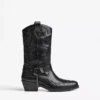 Cowboy Boot with Chain Detail – Ankle Boots – Men