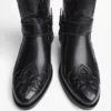 Cowboy Boot with Chain Detail – Ankle Boots – Men