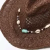 Cowboy Hat with Shell Detail