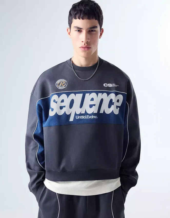 Crew Neck Printed Sweatshirt – Sweatshirts & Hoodies Crew Neck Printed Sweatshirt – Sweatshirts & Hoodies