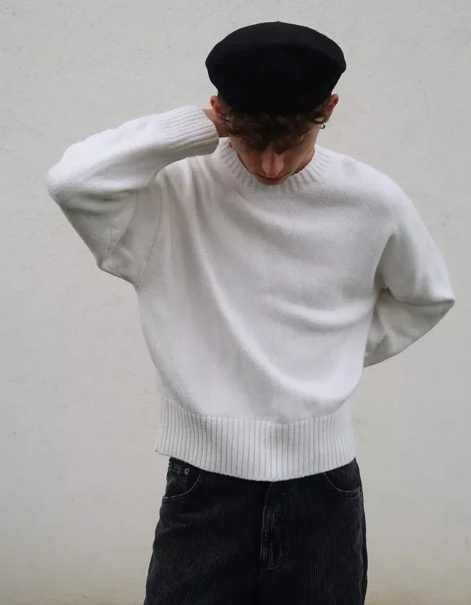 Crew Neck Sweater – #Bershkastyle – Men Crew Neck Sweater – #Bershkastyle – Men