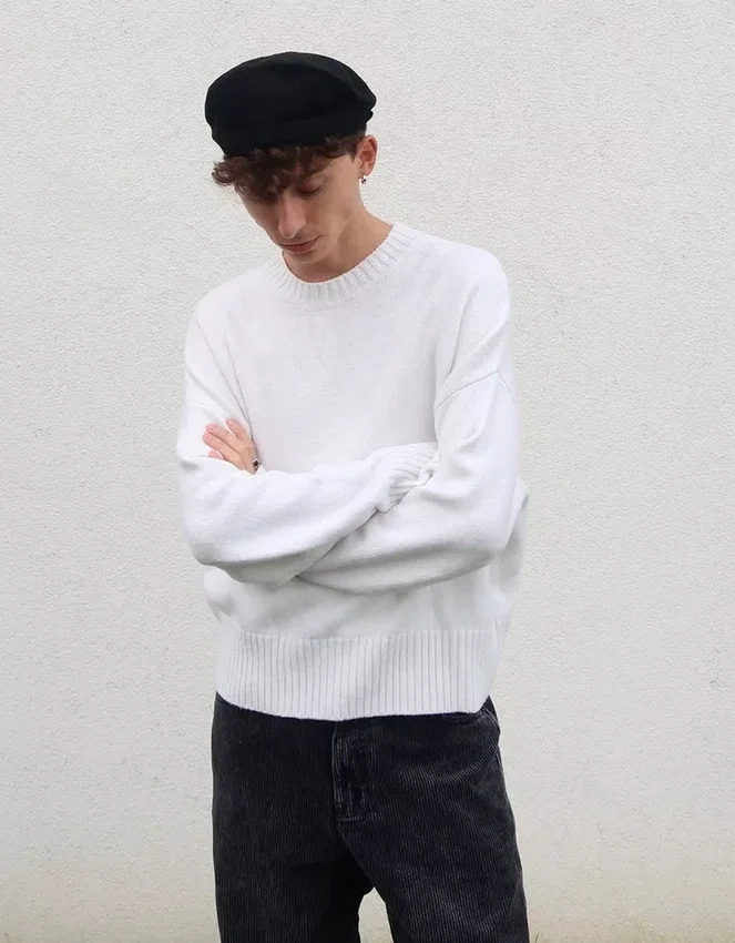 Crew Neck Sweater – #Bershkastyle – Men Crew Neck Sweater – #Bershkastyle – Men