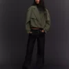 Cropped Balloon-Effect Trench Coat – Jackets and Trench Cropped Balloon-Effect Trench Coat – Jackets and Trench