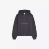 Cropped Boxy Fit Zip-Up Sweatshirt with Print – Sweatshirts & Hoodies