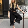 Cropped Drop Crotch Lace Pants – #Bershkastyle – Women Cropped Drop Crotch Lace Pants – #Bershkastyle – Women