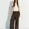 Darted Trousers with Scarf – Pants