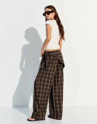 Darted Trousers with Scarf – Pants