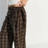Darted Trousers with Scarf – Pants