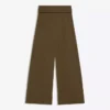Darted Trousers with Turn-Up Waist
