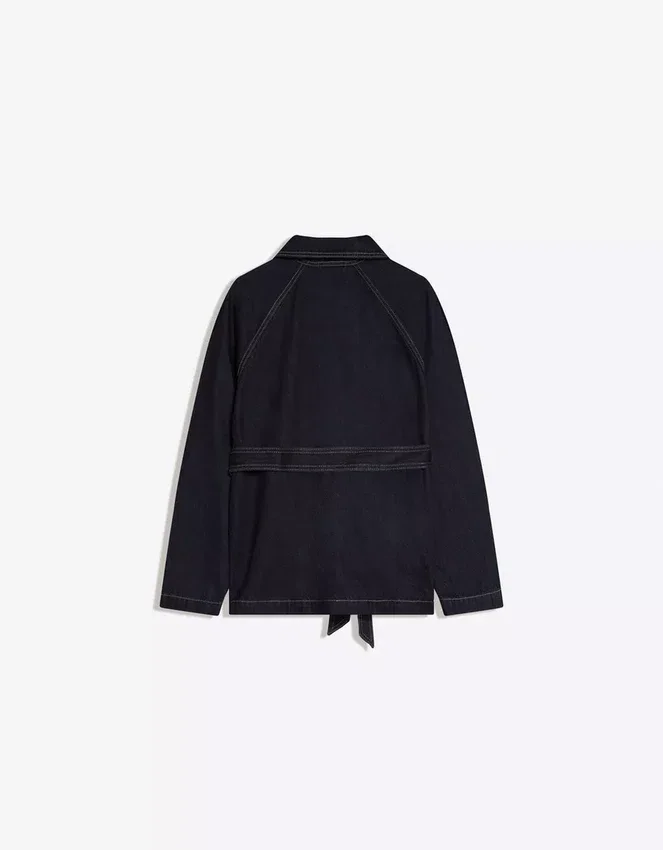 Denim Jacket with Belt Denim Jacket with Belt