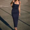 Denim Midi Dress – Dresses and Jumpsuits