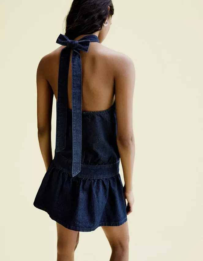Denim Mini Dress Denim Mini Dress