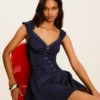 Denim Mini Dress Denim Mini Dress