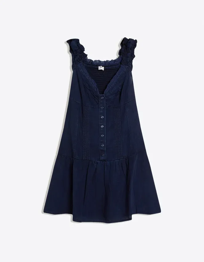 Denim Mini Dress Denim Mini Dress