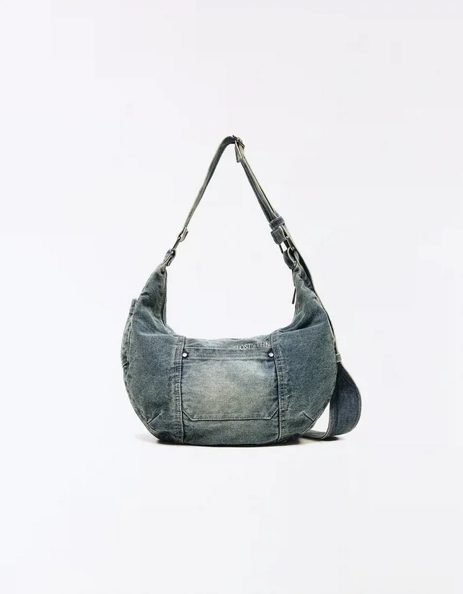 Denim Shoulder Bag – Accessories – Men Denim Shoulder Bag – Accessories – Men