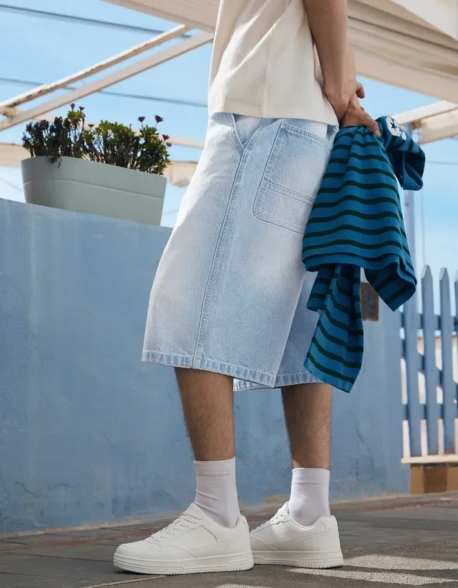 Denim Skater Bermuda Shorts – Shorts and Jorts Denim Skater Bermuda Shorts – Shorts and Jorts