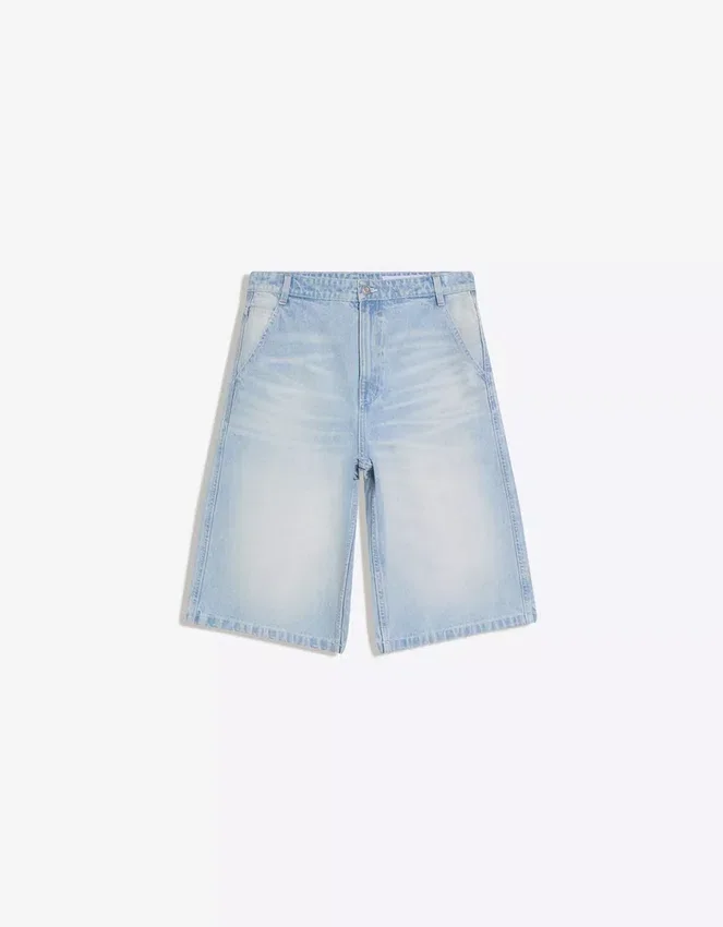 Denim Skater Bermuda Shorts – Shorts and Jorts Denim Skater Bermuda Shorts – Shorts and Jorts