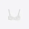 Dotted Mesh Bra with Underwire