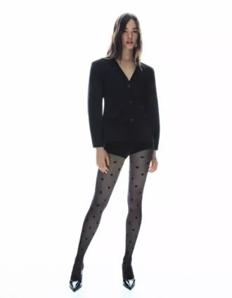Dotted Mesh Tights – Accessories