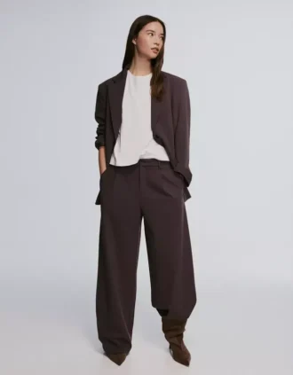 Double-Breasted Striped Blazer – Jackets and Trench