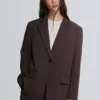 Double-Breasted Striped Blazer – Jackets and Trench