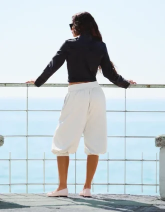 Drop Crotch Capris