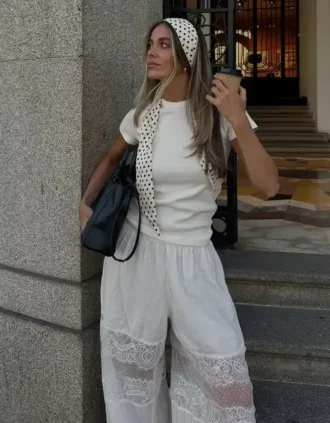 Drop Crotch Lace Pants