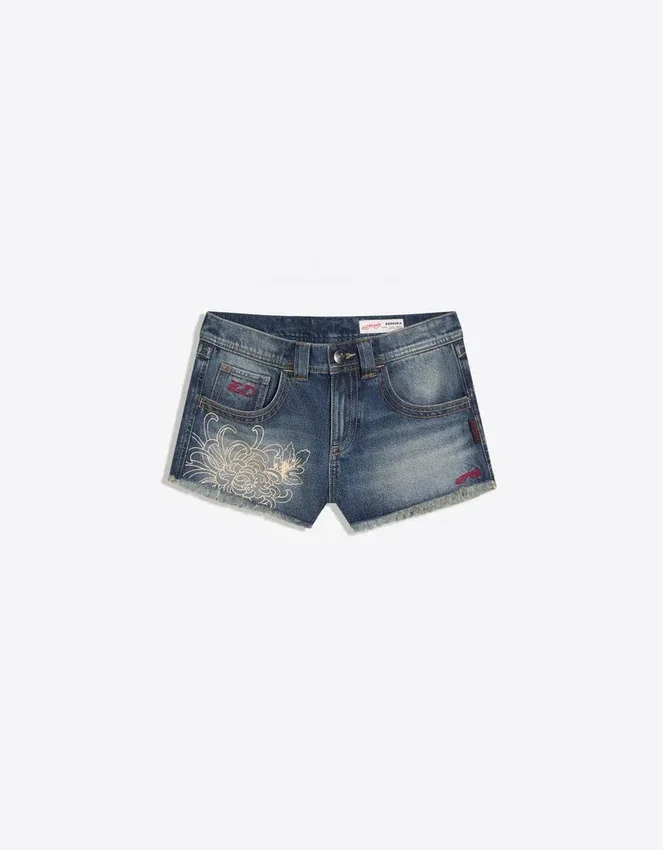 Ed Hardy X Bershka Denim Shorts Ed Hardy X Bershka Denim Shorts