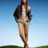 Ed Hardy X Bershka Embroidered Shorts – Women