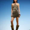 Ed Hardy X Bershka Halter Mini Dress