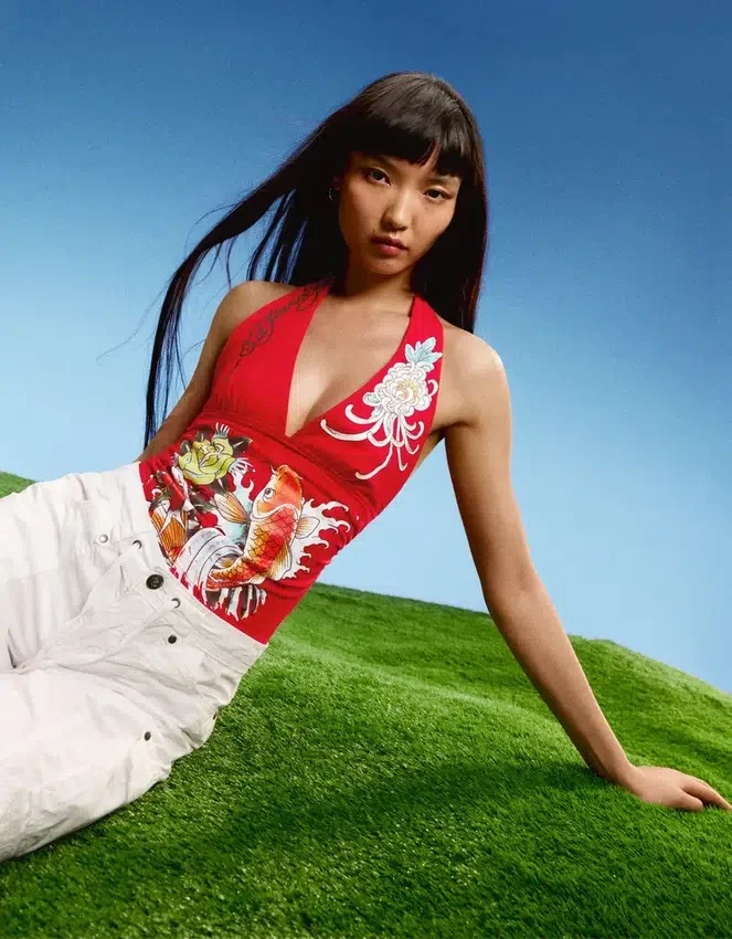 Ed Hardy X Bershka Halter Top Ed Hardy X Bershka Halter Top