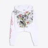 Ed Hardy X Bershka Print Hoodie – Women