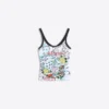 Ed Hardy X Bershka Print Vest Top