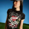 Ed Hardy X Bershka Short Sleeve Print T-Shirt
