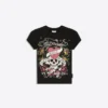 Ed Hardy X Bershka Short Sleeve Print T-Shirt