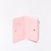 Embossed Faux-Patent-Finish Animal Print Purse