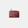 Embossed Faux-Patent Finish Animal Print Purse – Accessories