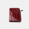 Embossed Faux-Patent Finish Animal Print Purse – Accessories