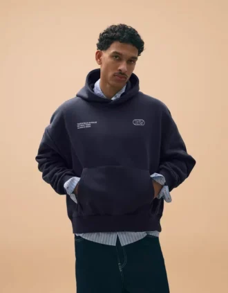 Embroidered Boxy Fit Hoodie – Sweatshirts & Hoodies