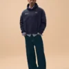 Embroidered Boxy Fit Hoodie – Sweatshirts & Hoodies