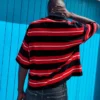 Embroidered Striped Short Sleeve Polo Shirt – T-Shirts and Polo Shirts Embroidered Striped Short Sleeve Polo Shirt – T-Shirts and Polo Shirts