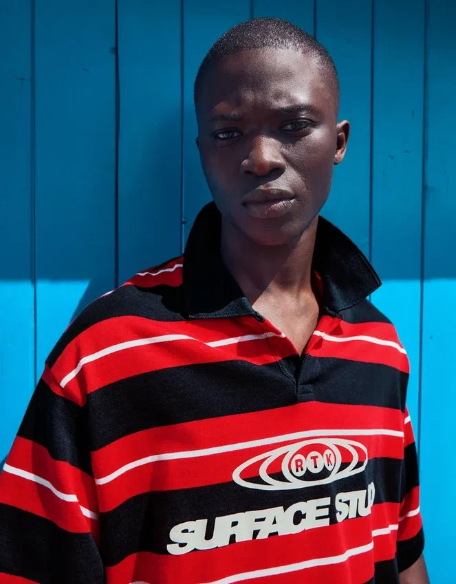 Embroidered Striped Short Sleeve Polo Shirt – T-Shirts and Polo Shirts Embroidered Striped Short Sleeve Polo Shirt – T-Shirts and Polo Shirts