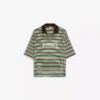 Embroidered Striped Short Sleeve Polo Shirt – T-Shirts and Polo Shirts Embroidered Striped Short Sleeve Polo Shirt – T-Shirts and Polo Shirts