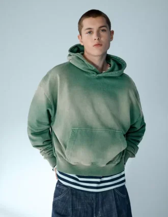 Faded Boxy Fit Hoodie – Sweatshirts & Hoodies – Men