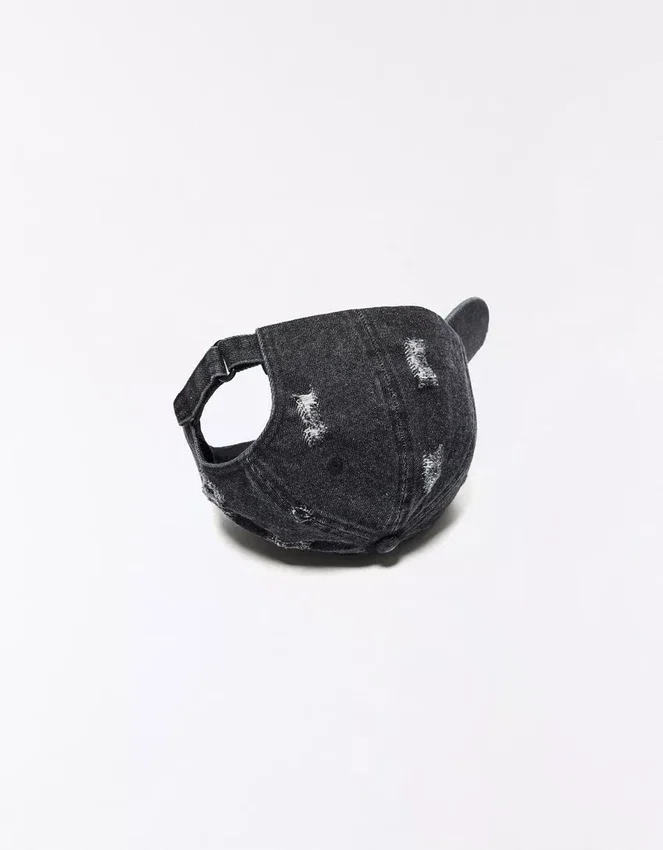 Faded-Effect Denim Cap – Accessories Faded-Effect Denim Cap – Accessories